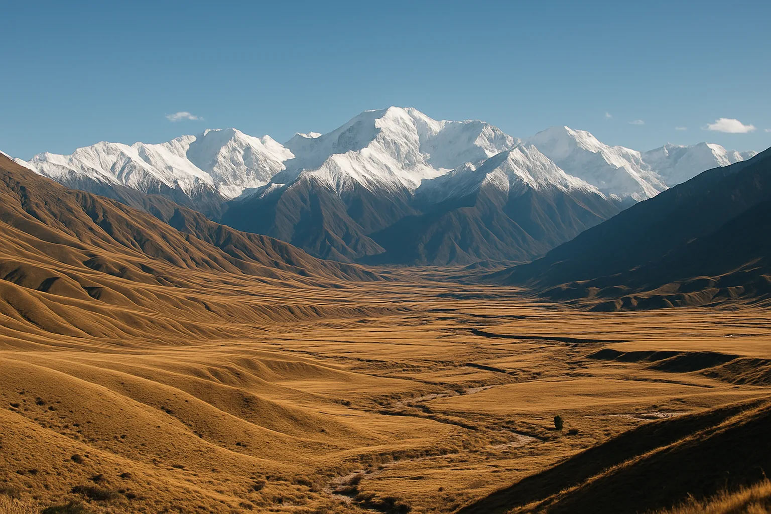 Kyrgyzstan regional temperature spread, valley and alpine mountains